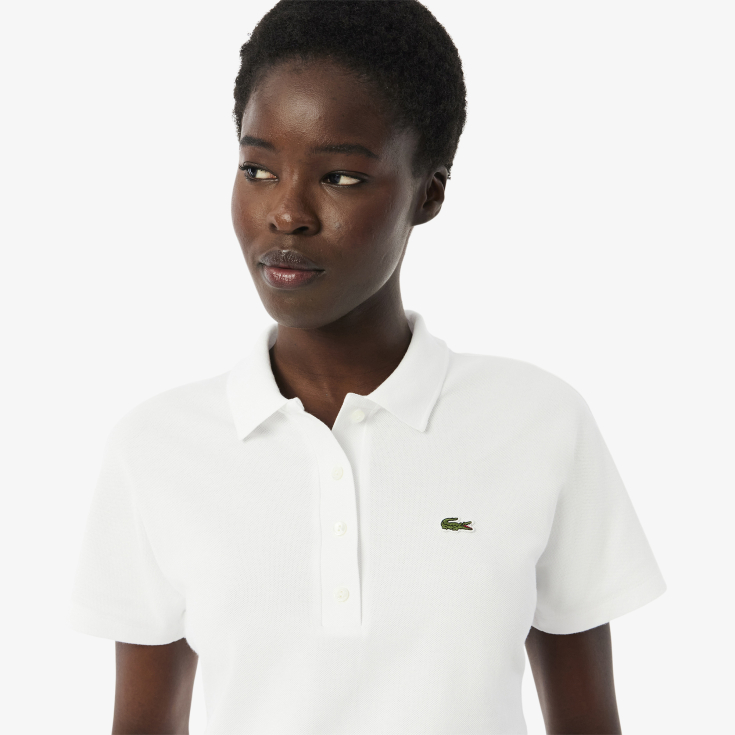 Женское поло Lacoste из эластичного хлопка