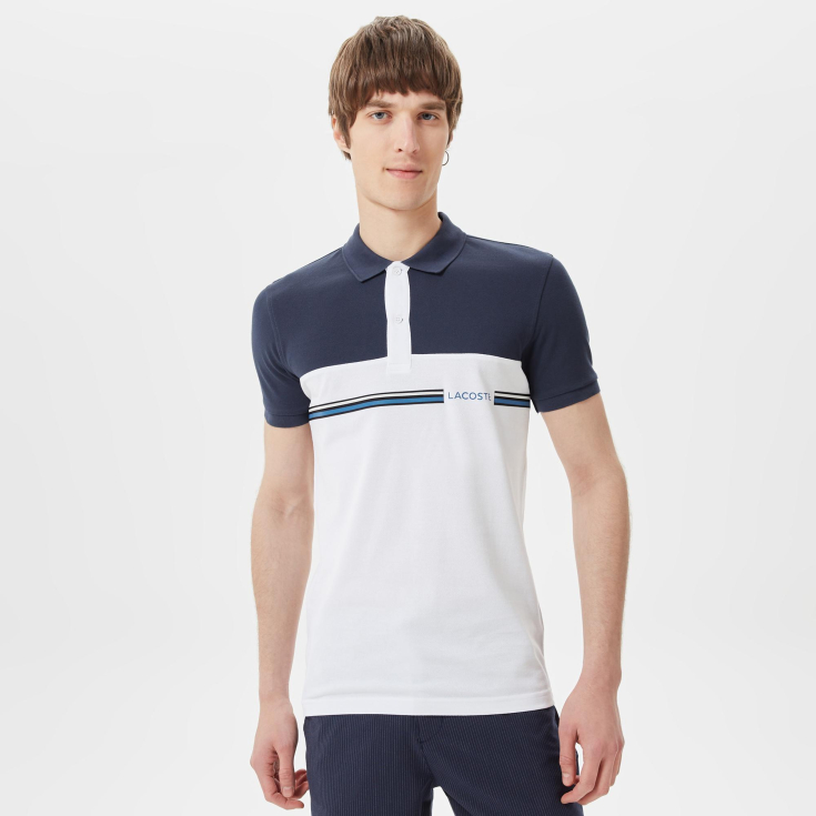 Мужское поло Lacoste Slim Fit