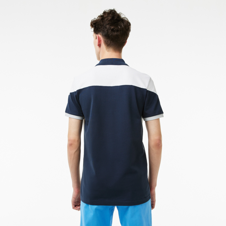 Мужское поло Lacoste Regular Fit на молнии