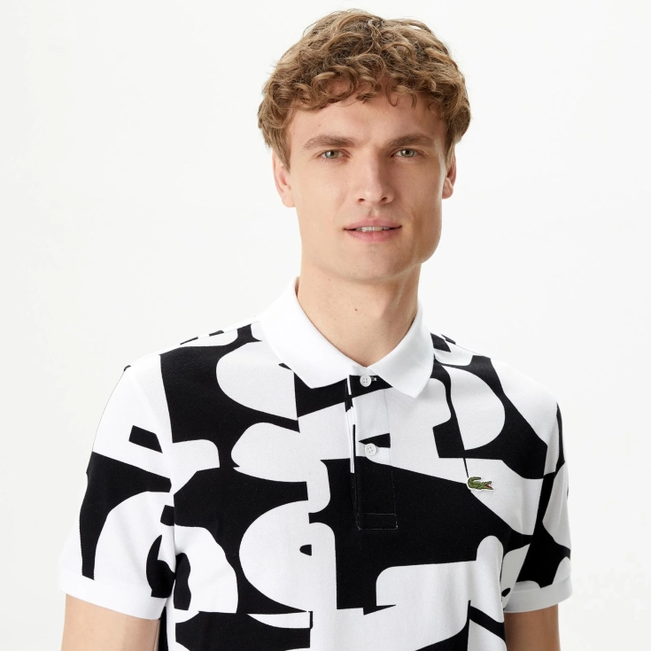 Мужское хлопковое поло Lacoste