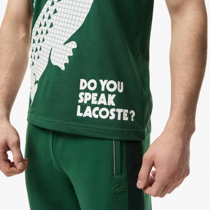Мужское поло Lacoste из органического хлопка