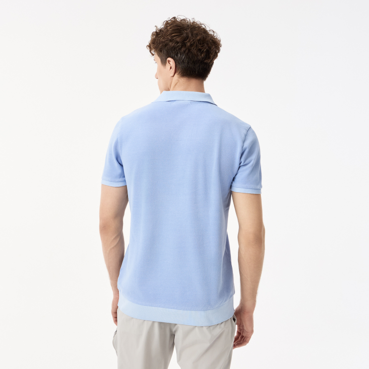 Мужское хлопковое поло Lacoste Regular Fit