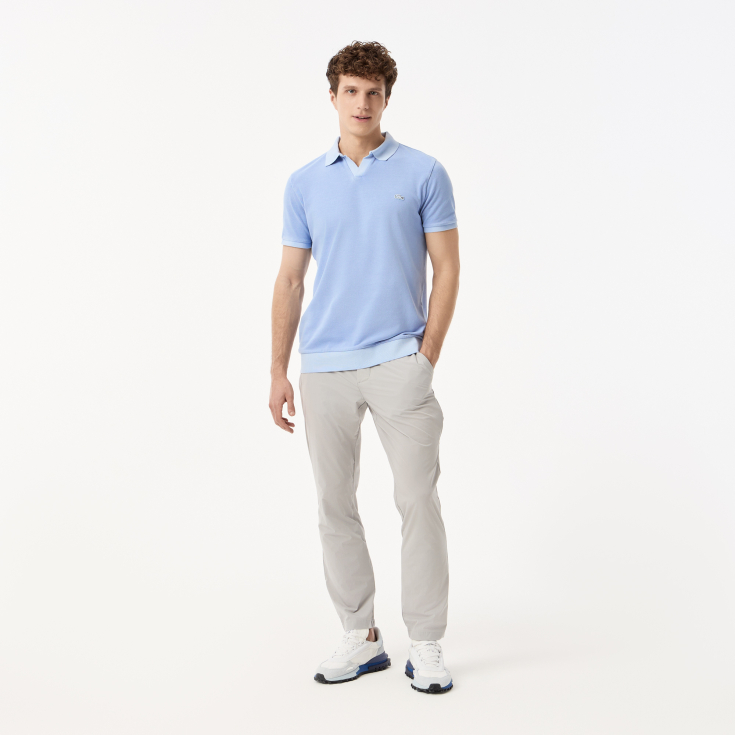 Мужское хлопковое поло Lacoste Regular Fit