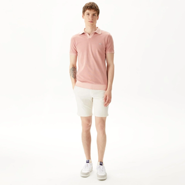 Мужское хлопковое поло Lacoste Regular Fit
