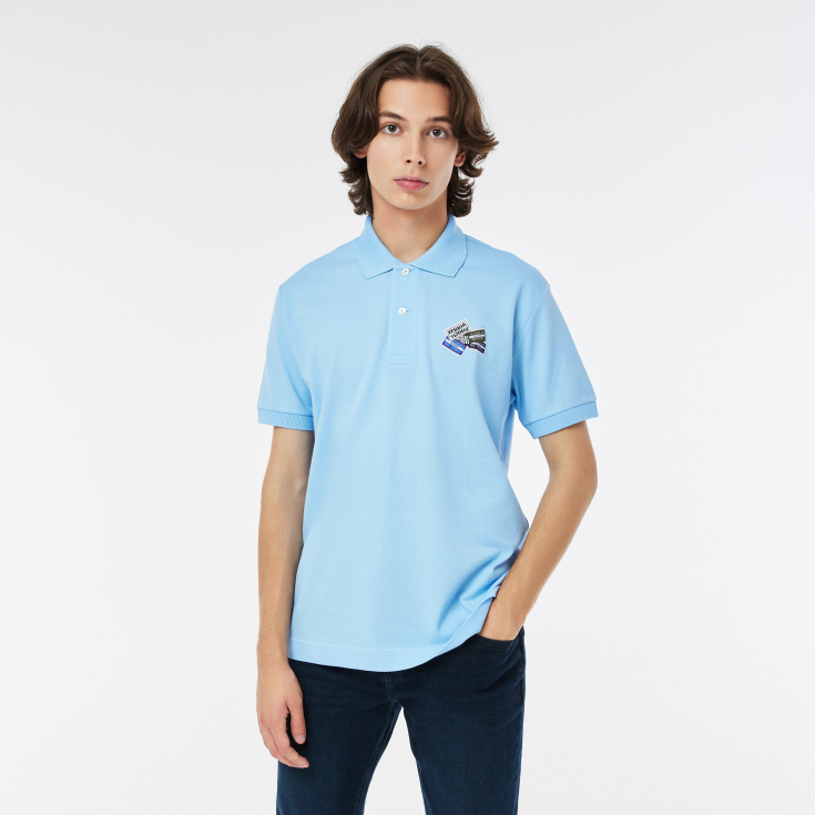 Мужское поло Lacoste Slim Fit L.12.12