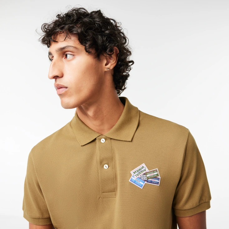 Мужское поло Lacoste Slim Fit L.12.12