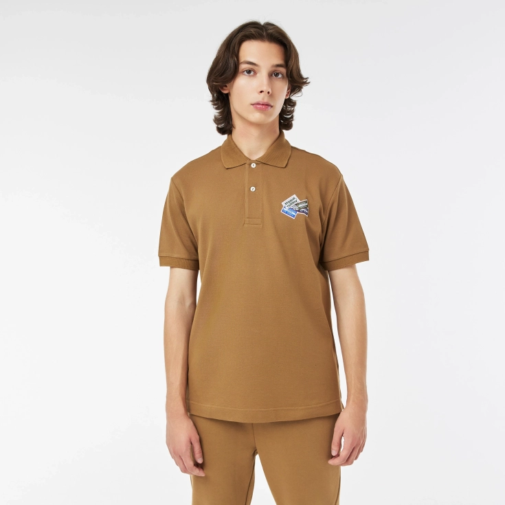 Мужское поло Lacoste Slim Fit L.12.12