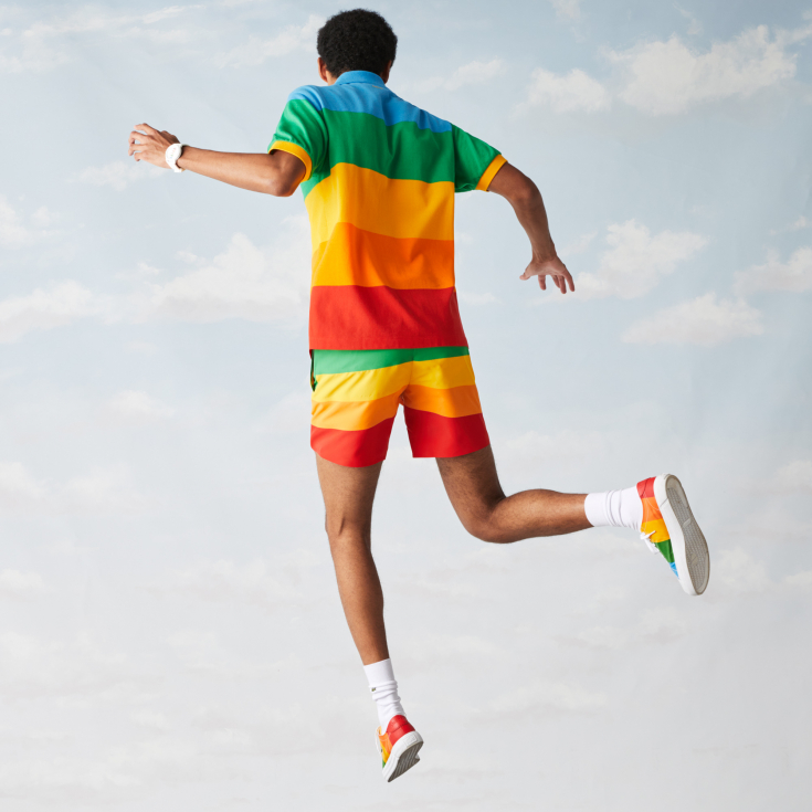 Мужское поло Lacoste x Polaroid