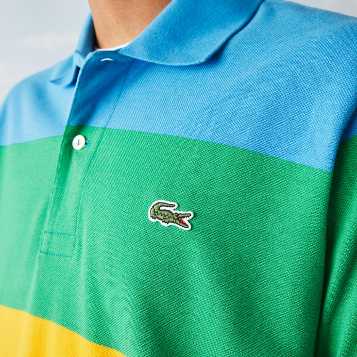 Мужское поло Lacoste x Polaroid