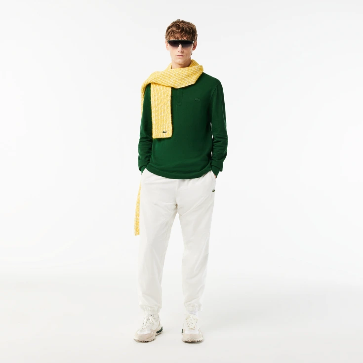 Мужское поло Lacoste с длинными рукавами