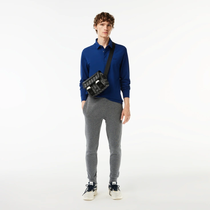 Мужское поло Lacoste с длинными рукавами