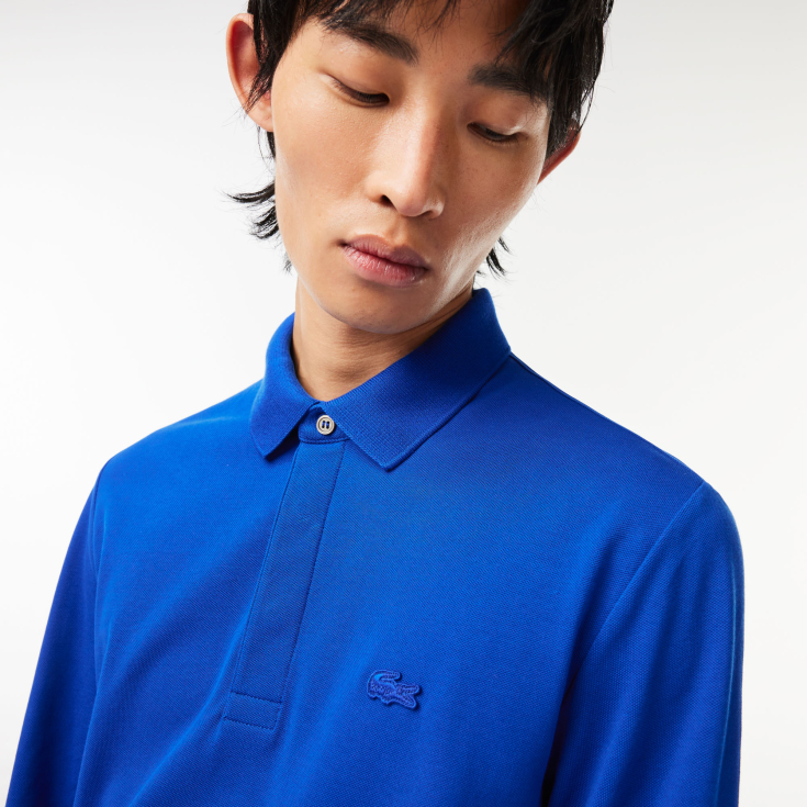 Мужское поло Lacoste с длинными рукавами