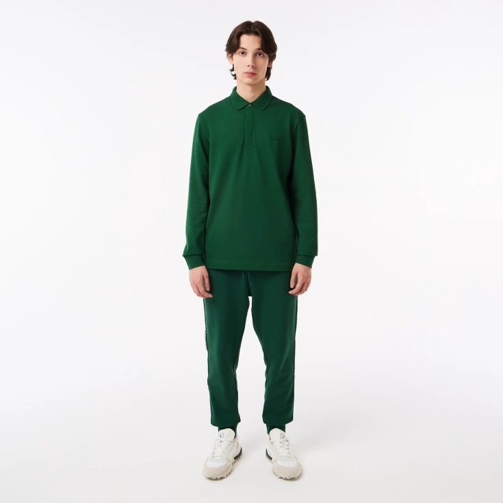 Мужское поло Lacoste с длинным рукавом