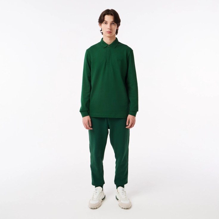 Мужское поло Lacoste с длинным рукавом