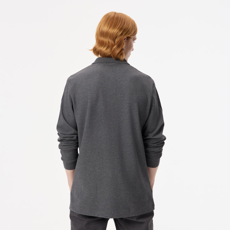 Мужская хлопковая рубашка-поло Lacoste