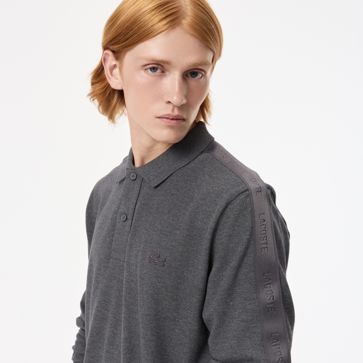 Мужская хлопковая рубашка-поло Lacoste