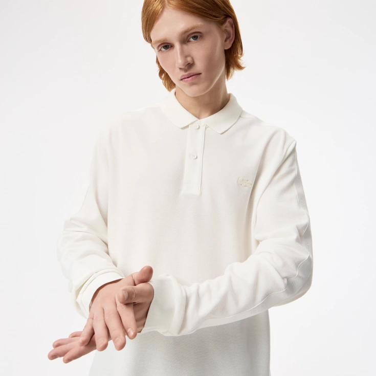Мужская хлопковая рубашка-поло Lacoste