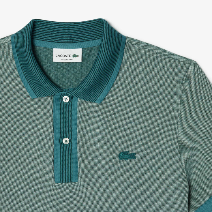 Мужское хлопковое поло Lacoste Regular Fit
