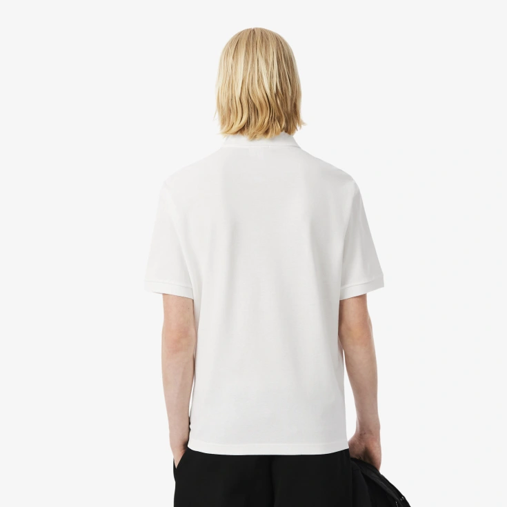 Мужская рубашка-поло Lacoste Loose Fit из плотного хлопка