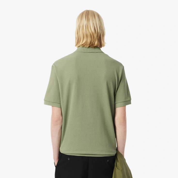 Мужская рубашка-поло Lacoste Loose Fit из плотного хлопка