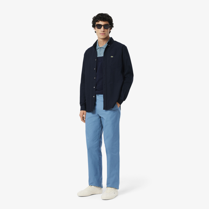 Мужское поло Lacoste из хлопка