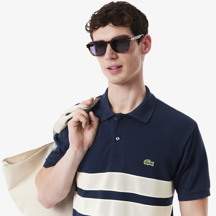 Мужское поло Lacoste из органического хлопка