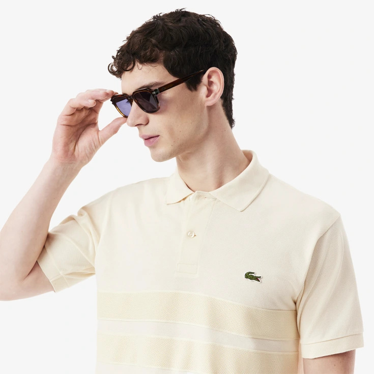 Мужское поло Lacoste из органического хлопка