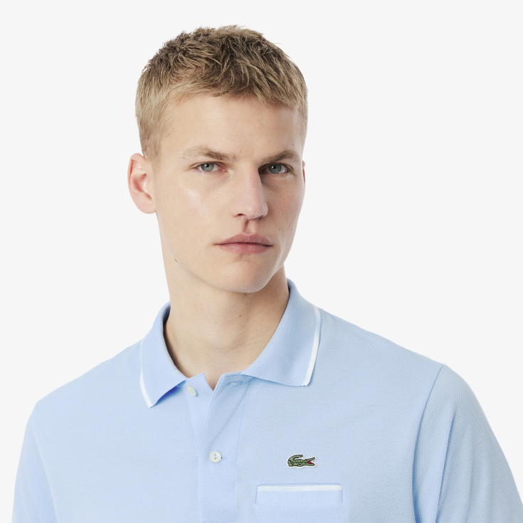 Мужское поло Lacoste из хлопка