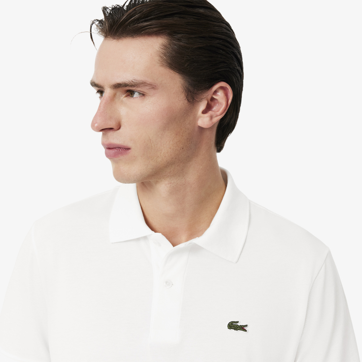 Мужское поло Lacoste из смеси эластичного органического хлопка