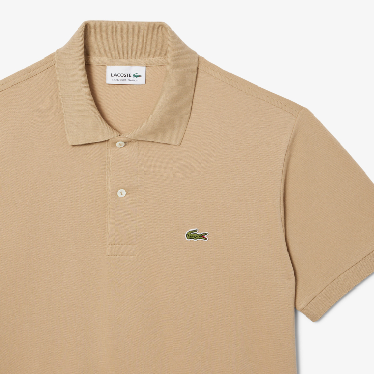 Мужское поло Lacoste из смеси эластичного органического хлопка
