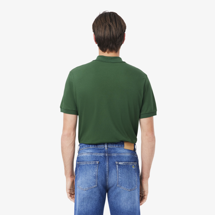 Мужское поло Lacoste из смеси эластичного органического хлопка