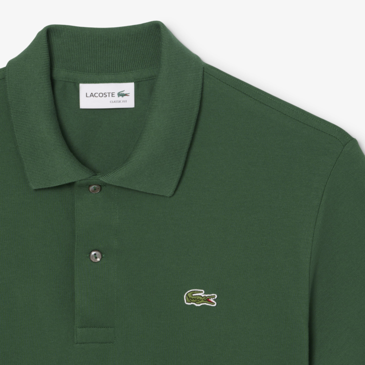 Мужское поло Lacoste из смеси эластичного органического хлопка