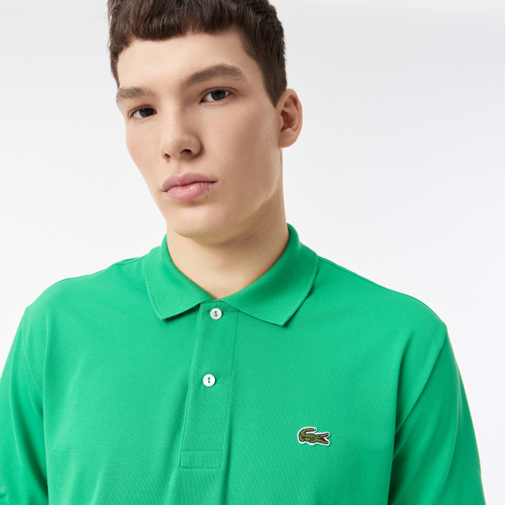 Мужское поло Lacoste из смеси эластичного органического хлопка