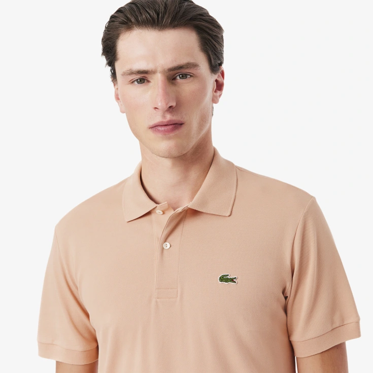 Мужское поло Lacoste из смеси эластичного органического хлопка