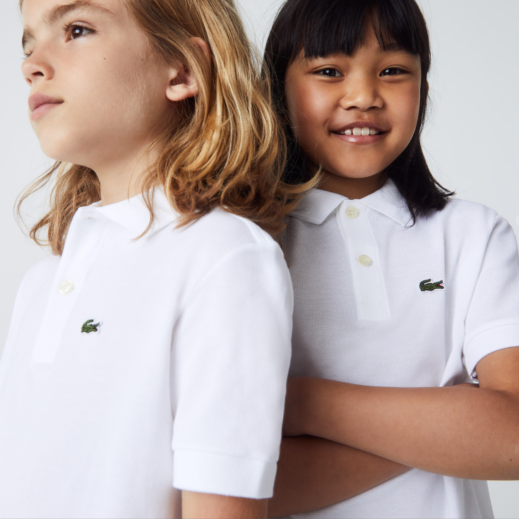 Детское поло Lacoste из хлопка Pique