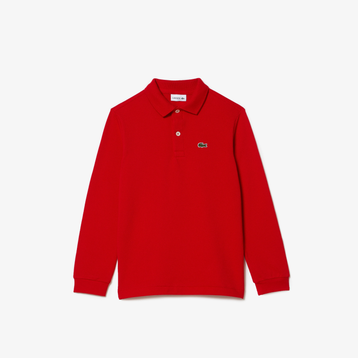 Детское поло Lacoste Regular Fit из хлопка Pique