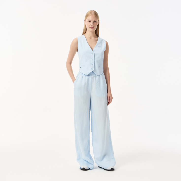 Женская облегающая блузка-жилетка Lacoste