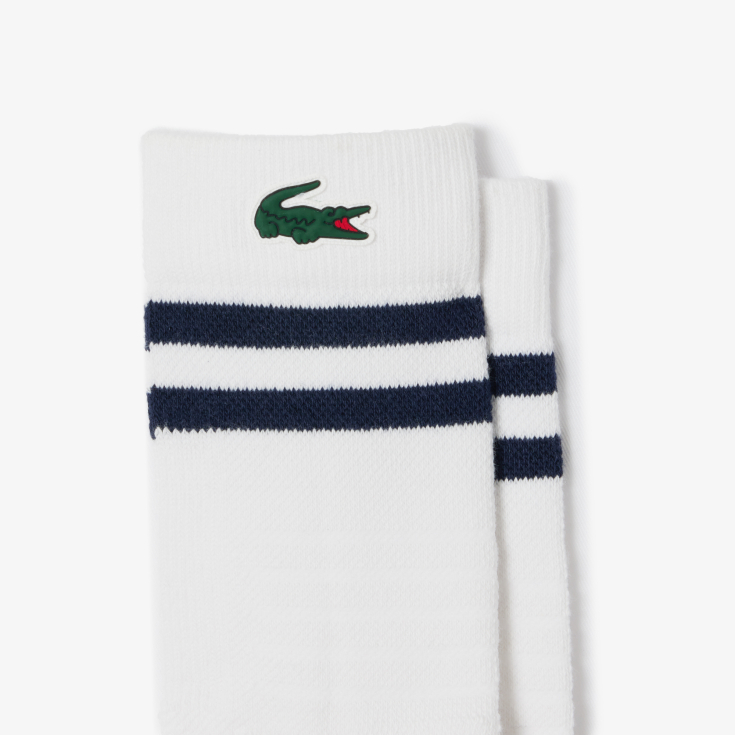 Мужские дышащие хлопковые спортивные носки Lacoste