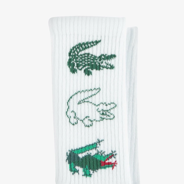 Высокие носки Lacoste Unisex с принтом