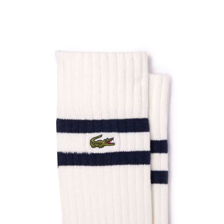 Мужские высокие хлопковые носки Lacoste Terry Sole