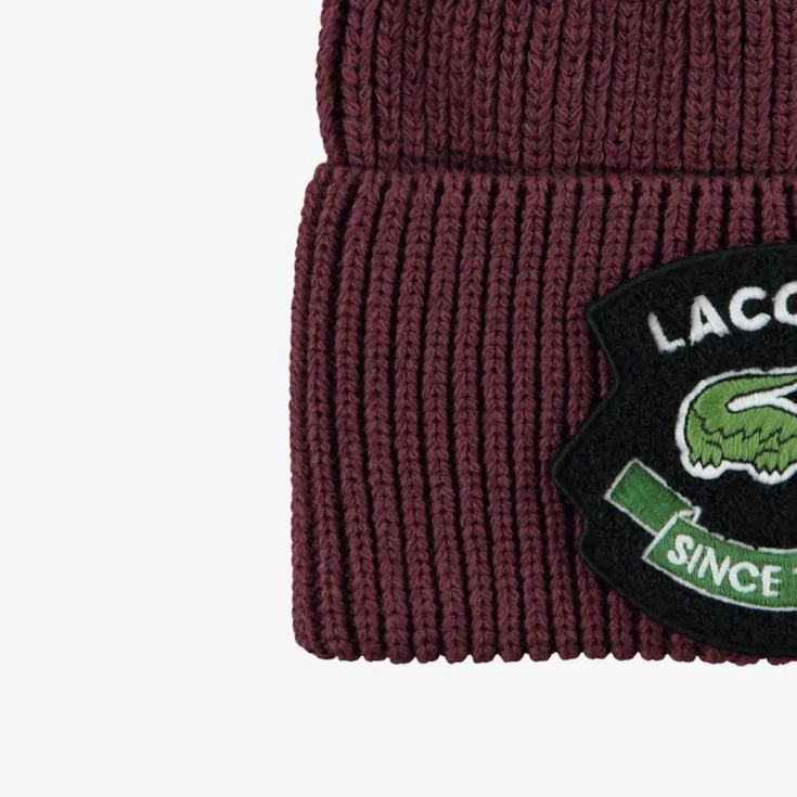 Вязаная шапка Lacoste