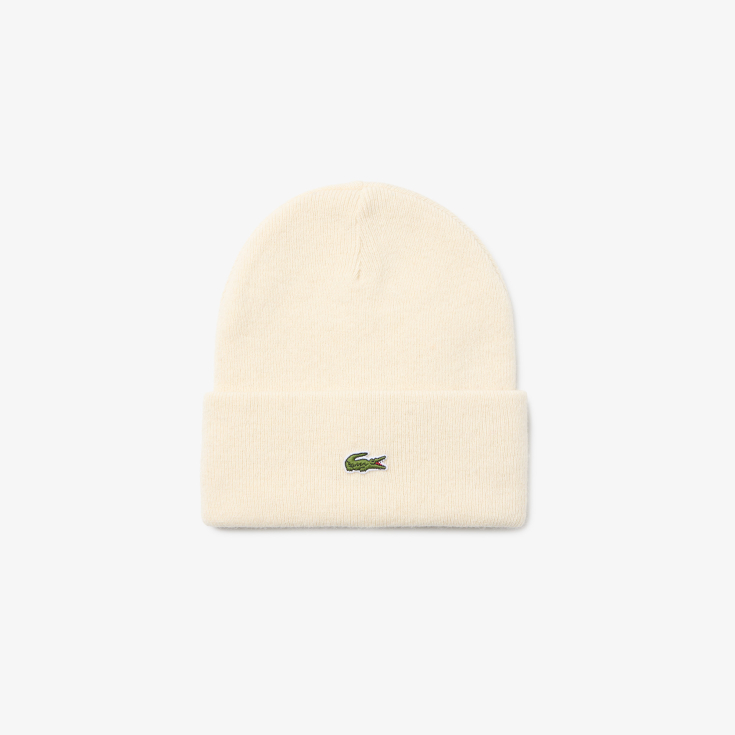 Шерстяная шапка Lacoste Unisex в рубчик