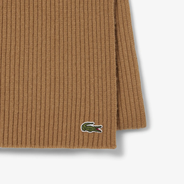 Шерстяной шарф Lacoste Unisex