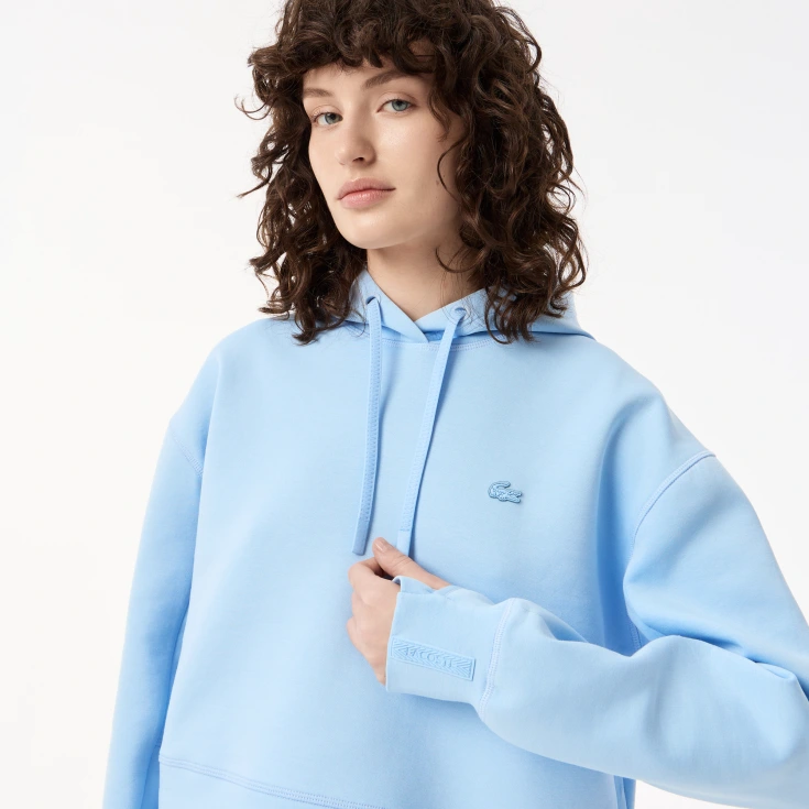 Женская толстовка Lacoste Loose Fit с капюшоном