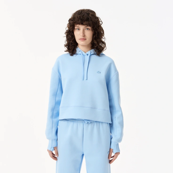 Женская толстовка Lacoste Loose Fit с капюшоном