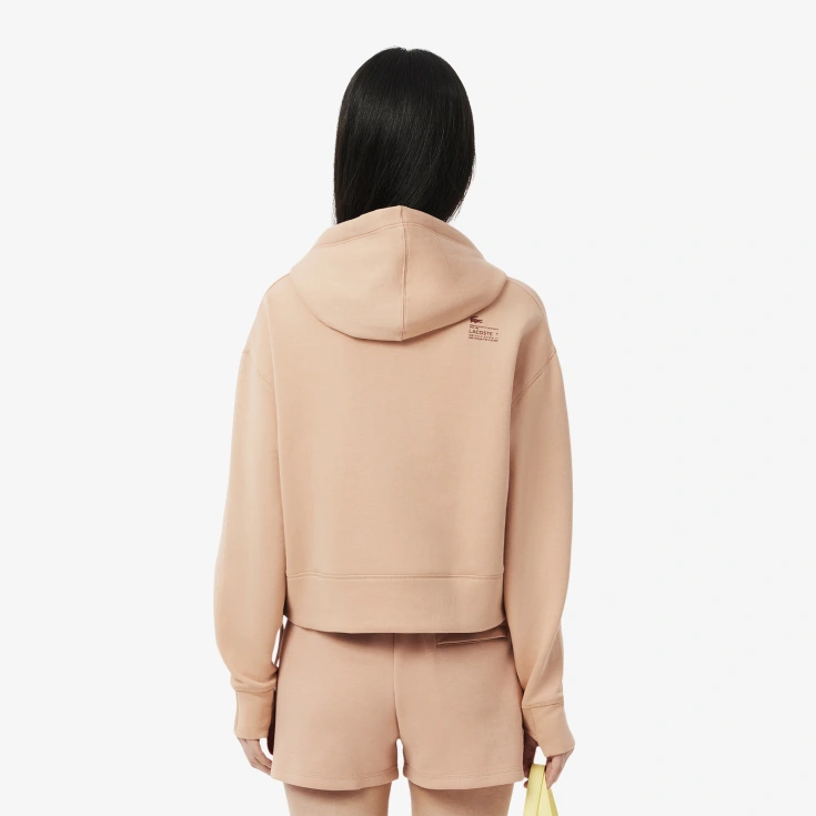 Женская толстовка Lacoste Loose Fit с капюшоном