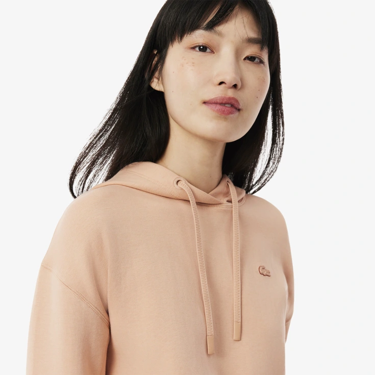 Женская толстовка Lacoste Loose Fit с капюшоном