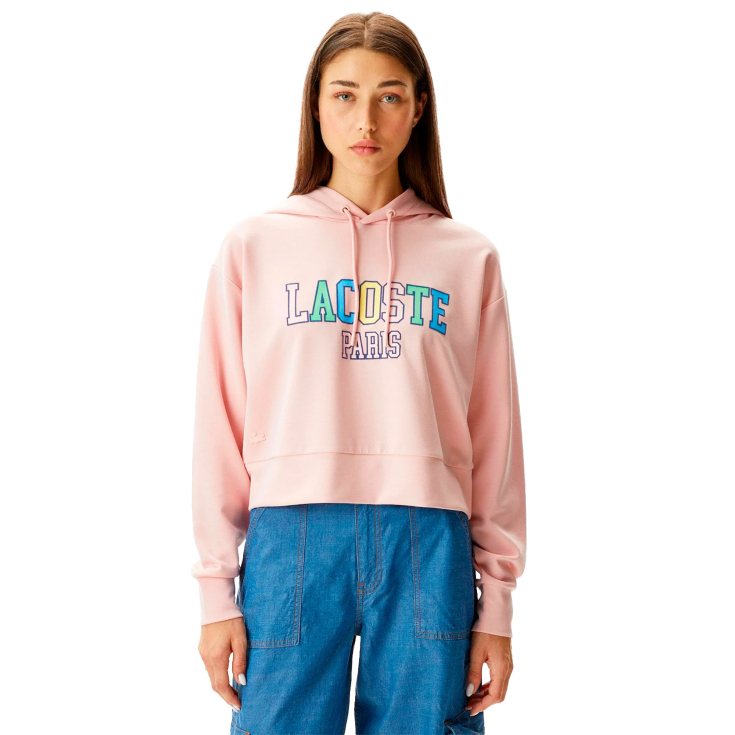 Женская короткая толстовка Lacoste