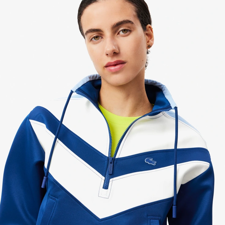 Женский свитшот Lacoste на молнии