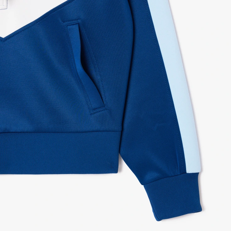 Женский свитшот Lacoste на молнии